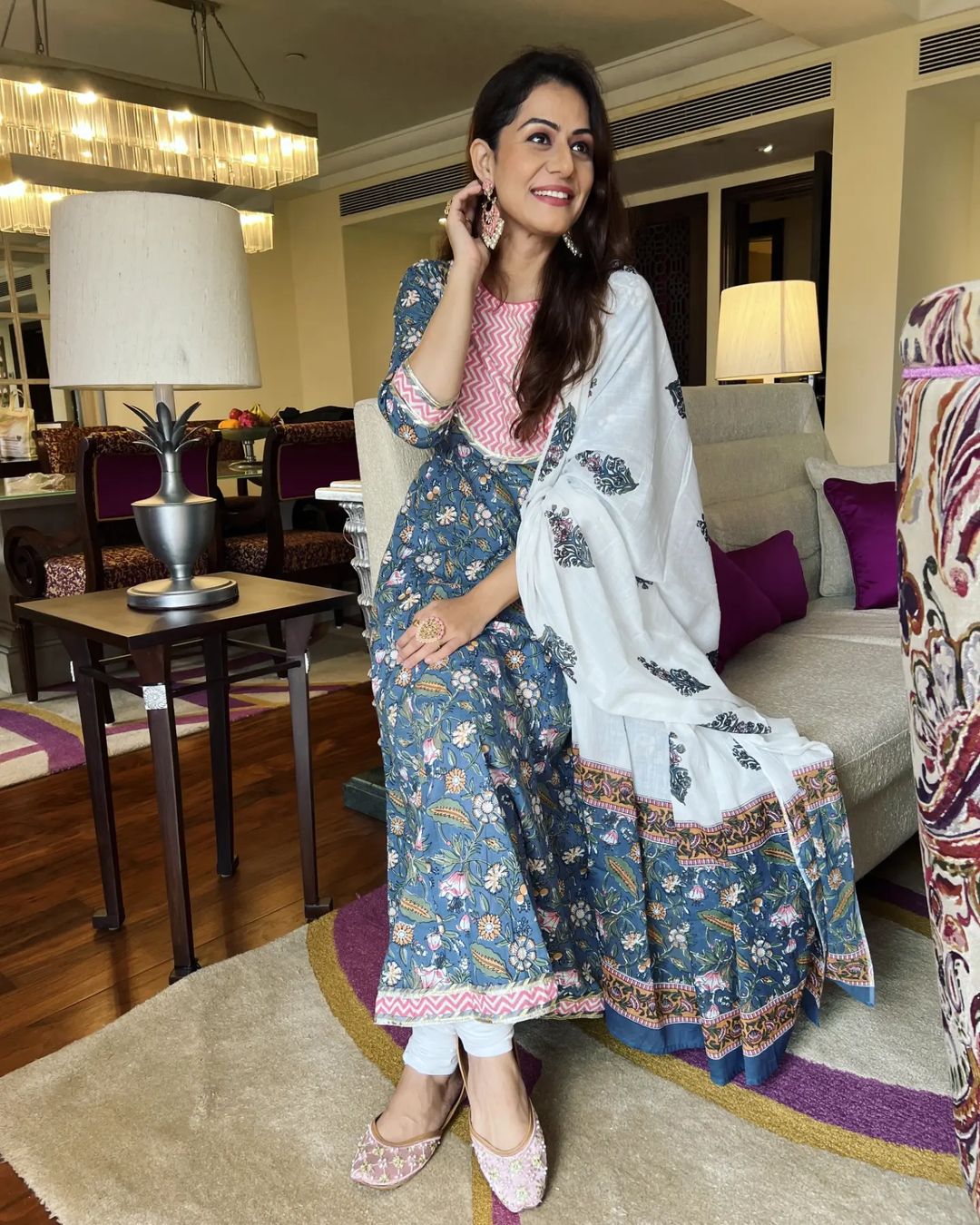 Ridhima ma'am in high style at the ITC Maratha hotel in July 2022