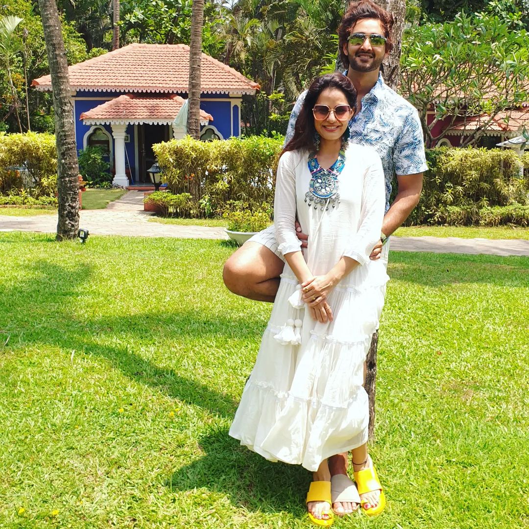 Ridhima ma'am and Sourabh Raaj Jain on holiday in Goa in May 2022