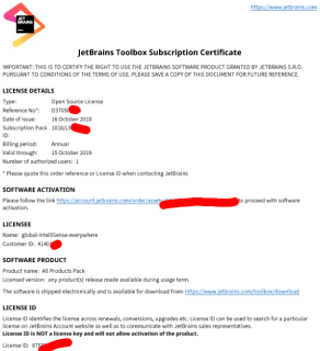 JetBrains-All Products OS-License for global-IntelliSense-everywhere Valid through Valid through 09 October 2019.png